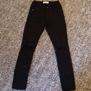 Size 24 High Waisted Black skinny Jeans